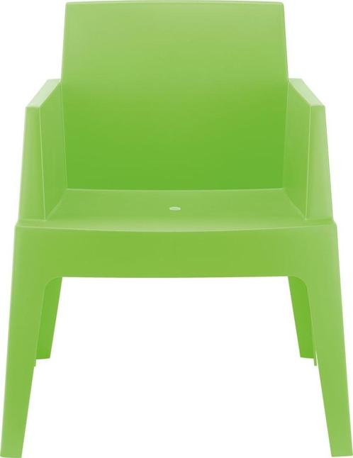 Siesta Box kunststof tuinstoel lichtgroen, Tuin en Terras, Tuinmeubel-accessoires, Nieuw, Ophalen of Verzenden