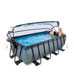 Exit toys 400x200x122 zwembad met overkapping, Tuin en Terras, Zwembaden, 200 tot 300 cm, Zo goed als nieuw, Rechthoekig, Ophalen