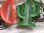 2 ijsjes makers in de vorm van een sinaasappel en cactus, Huis en Inrichting, Keuken | Keukenbenodigdheden, Ophalen of Verzenden