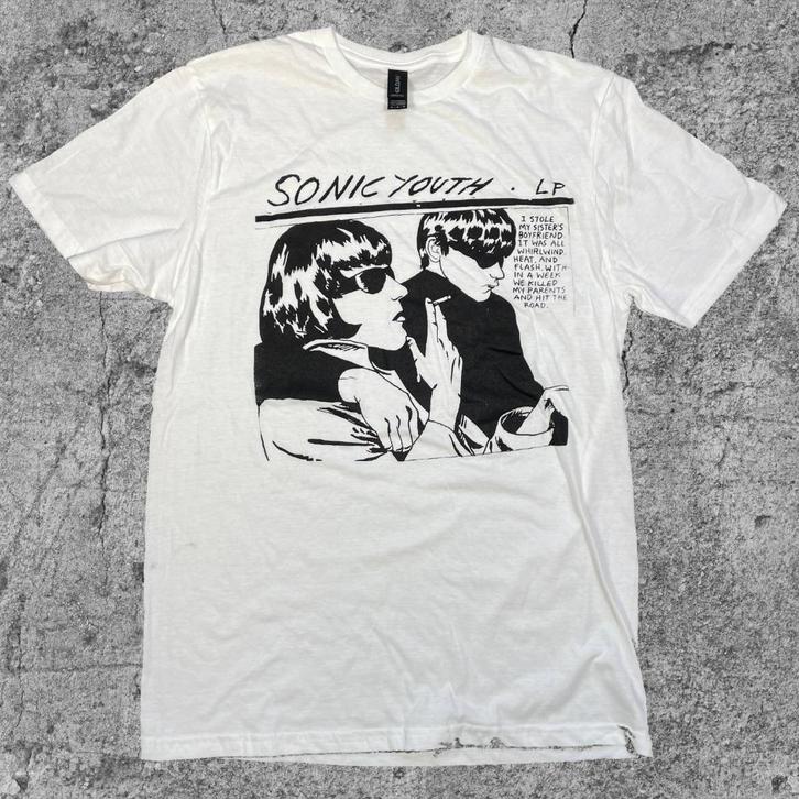 T-shirt Sonic Youth Goo Gildan Size:M NOS-13/M, Kleding | Heren, T-shirts, Nieuw, Maat 48/50 (M), Wit, Verzenden