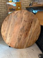 Ronde tafel met metalen poten, Ophalen, Tafelpoot, Gebruikt, 100 tot 150 cm
