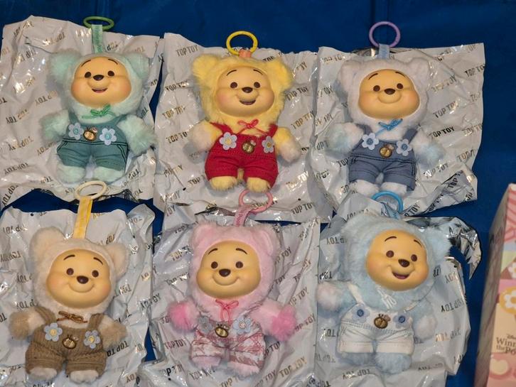 Disney Winnie The Pooh Top Toy tas hanger happy Bears pluche, Verzamelen, Disney, Zo goed als nieuw, Beeldje of Figuurtje, Winnie de Poeh of vrienden