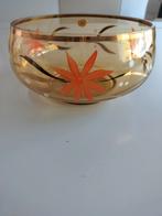 Bohemian amberglas bowlset, Ophalen