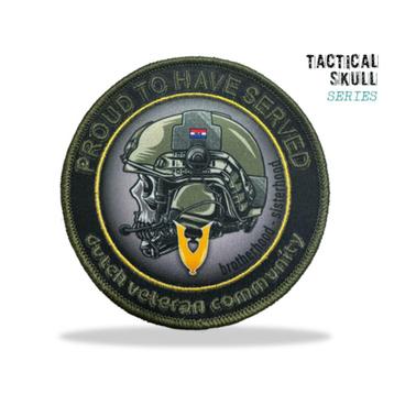 Veteranenpatch (tactical skull) beschikbaar voor biedingen