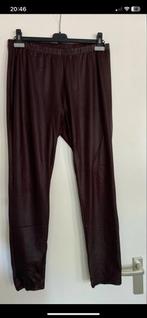 MS Mode leatherlook legging maat L, Legging, Bruin, Ophalen of Verzenden, Maat 44/46 (L)