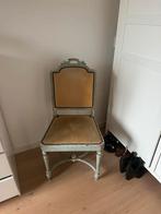 Klassieke stoel met velours bekleding, Huis en Inrichting, Stoelen, Ophalen, Gebruikt, Overige kleuren, Eén
