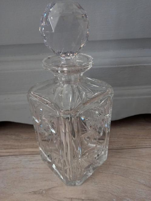 Whiskey karaf kristal fijn slijpsel/massief kristal, Antiek en Kunst, Antiek | Woonaccessoires, Ophalen of Verzenden