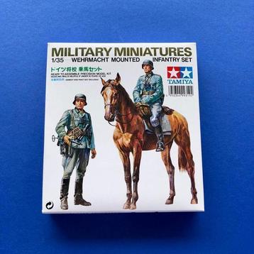 tamiya 35053 Whermacht Mounted Infantry Set 1/35 beschikbaar voor biedingen