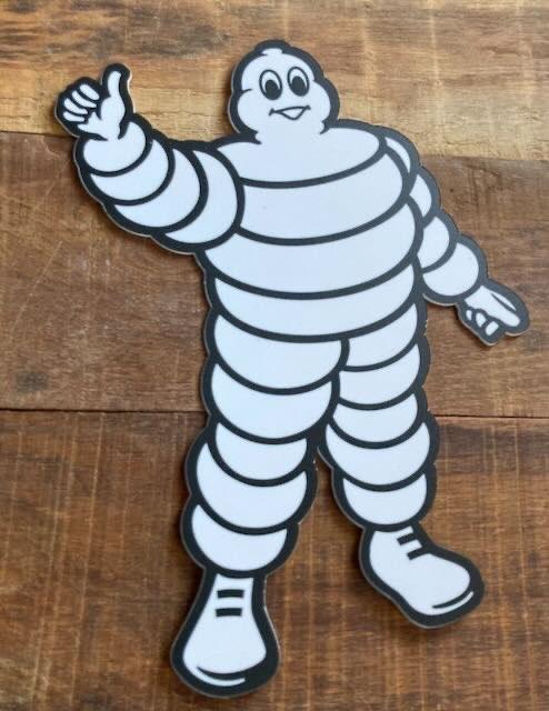 Michelin truck gril reclamebord kunststof +-  25x27 cm., Ophalen of Verzenden, Auto's