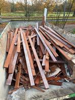 Gebruikte Meranti Parketvloer, Doe-het-zelf en Verbouw, Hout en Planken, Ophalen, Gebruikt, Minder dan 25 mm, Plank