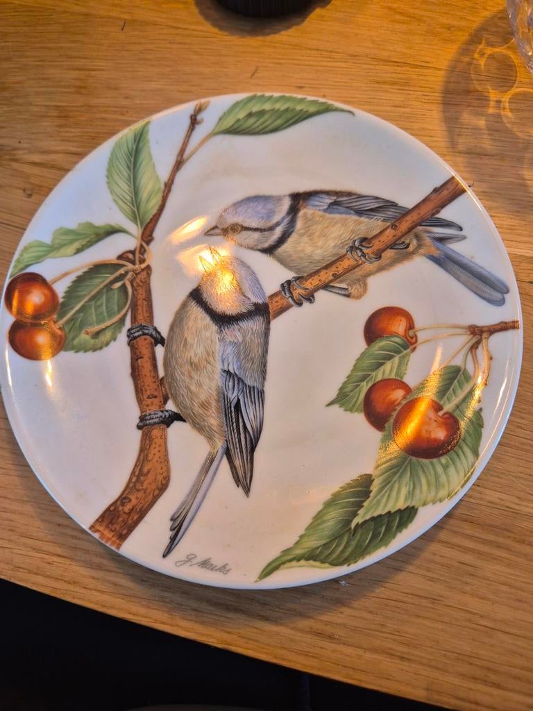 Goebel Wandbord Blauwe Mees J. Marks 1970s, Ophalen of Verzenden