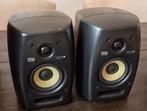 Set KRK VXT 4 Powered Studio Speakers Black Monitors HIGHEND, Audio, Tv en Foto, Luidsprekers, Zo goed als nieuw, 120 watt of meer
