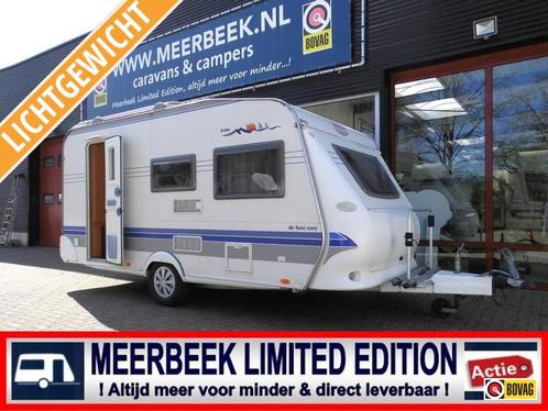 Hobby De Luxe 440 SF +VOORTENT +FIETSENDRAGER+XXL KEUKEN, Caravans en Kamperen, Caravans, tot en met 4, 1000 - 1250 kg, Treinzit