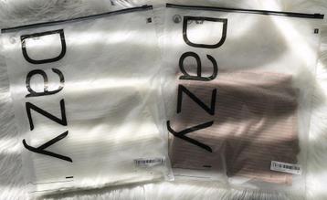 Ribbed Ribbel T-Shirts Tees Topjes Set beschikbaar voor biedingen