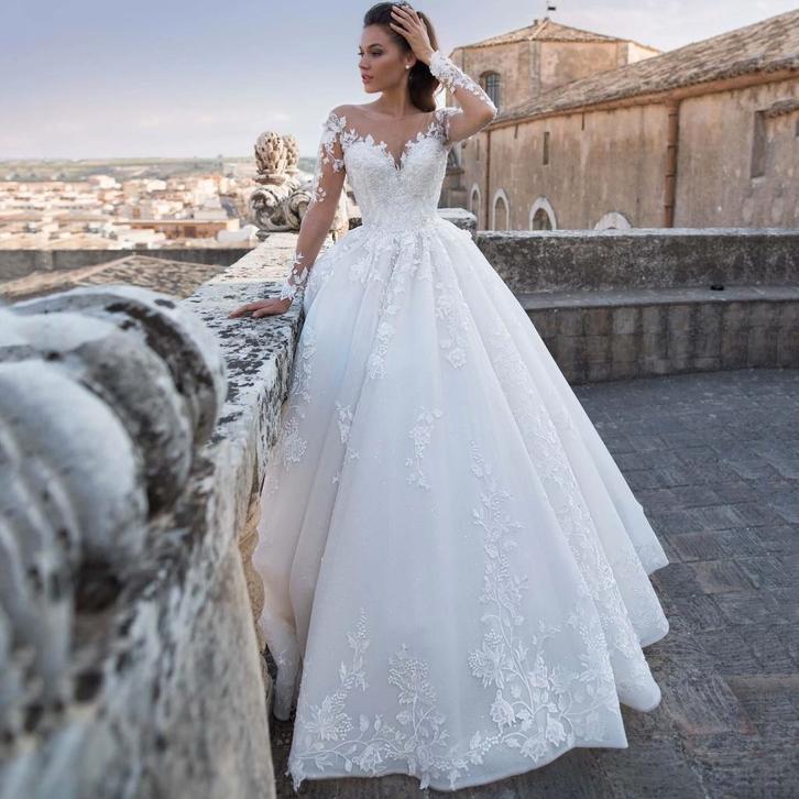 Bruidsjurk "Eldana". Nieuw, Kleding | Dames, Trouwkleding en Trouwaccessoires, Nieuw, Trouwjurk, Wit, Ophalen