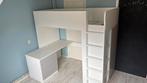 Hoogslaper met bureau en kast - bed is 90x200, Kinderen en Baby's, Kinderkamer | Stapelbedden en Hoogslapers, Ophalen, Zo goed als nieuw