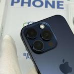 iPhone 15 pro 128GB blauw /krasvrij /94% batt /garantie, 94 %, 128 GB, Apple, Blauw