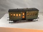 Zeldzaam messing wagentje van Sabro de NS P 2051, Overige merken, Gelijkstroom of Wisselstroom, Ophalen of Verzenden, Zo goed als nieuw