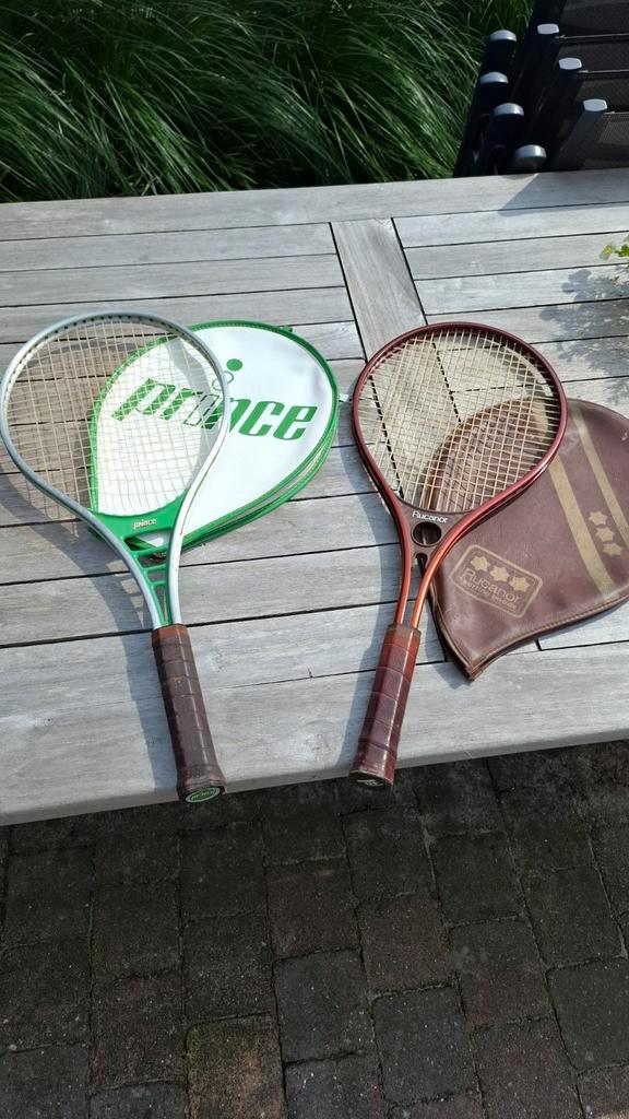 Vintage Tennisrackets - Prince & Rucanor Jaren 80, Hobby en Vrije tijd, Overige Hobby en Vrije tijd, Gebruikt, Ophalen