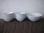 Fair trade servies 4 mokken, 6 kommen en een schaal, Gebruikt, Ophalen of Verzenden, Kom(men), Overige stijlen