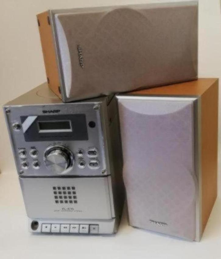 SHARP Micro Stereoset ( XL-S10H ), Audio, Tv en Foto, Stereo-sets, Zo goed als nieuw, Cassettedeck, Cd-speler, Tuner of Radio