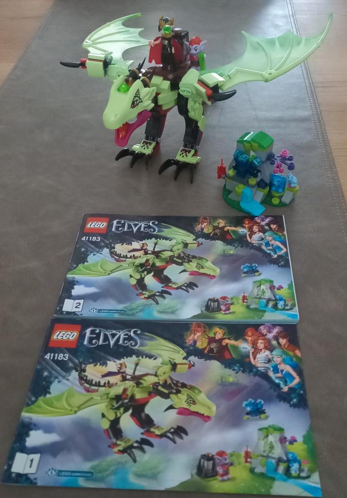 Lego Elves 41183 - De kwaadaardige draak, Kinderen en Baby's, Speelgoed | Duplo en Lego, Zo goed als nieuw, Lego, Complete set