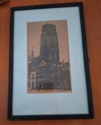 Ets Marinus Johannes Janssen.Laurenstoren Rotterdam, Ophalen of Verzenden