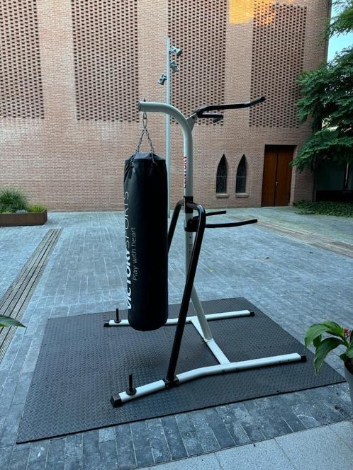 Century Fitness Trainingsstation, bokszak, dip & pull-up bar, Sport en Fitness, Fitnessapparatuur, Zo goed als nieuw, Krachtstation