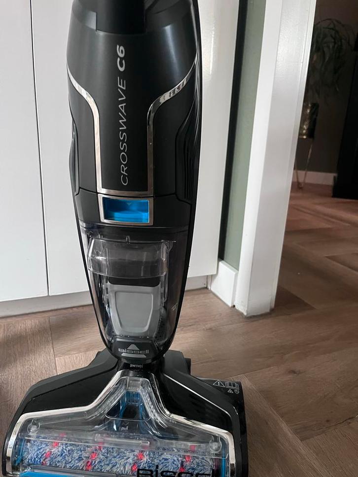 Bissell Crosswave C6 Stofzuiger & Dweil in 1, Witgoed en Apparatuur, Stofzuigers, Zo goed als nieuw, Waterstofzuiger, Reservoir