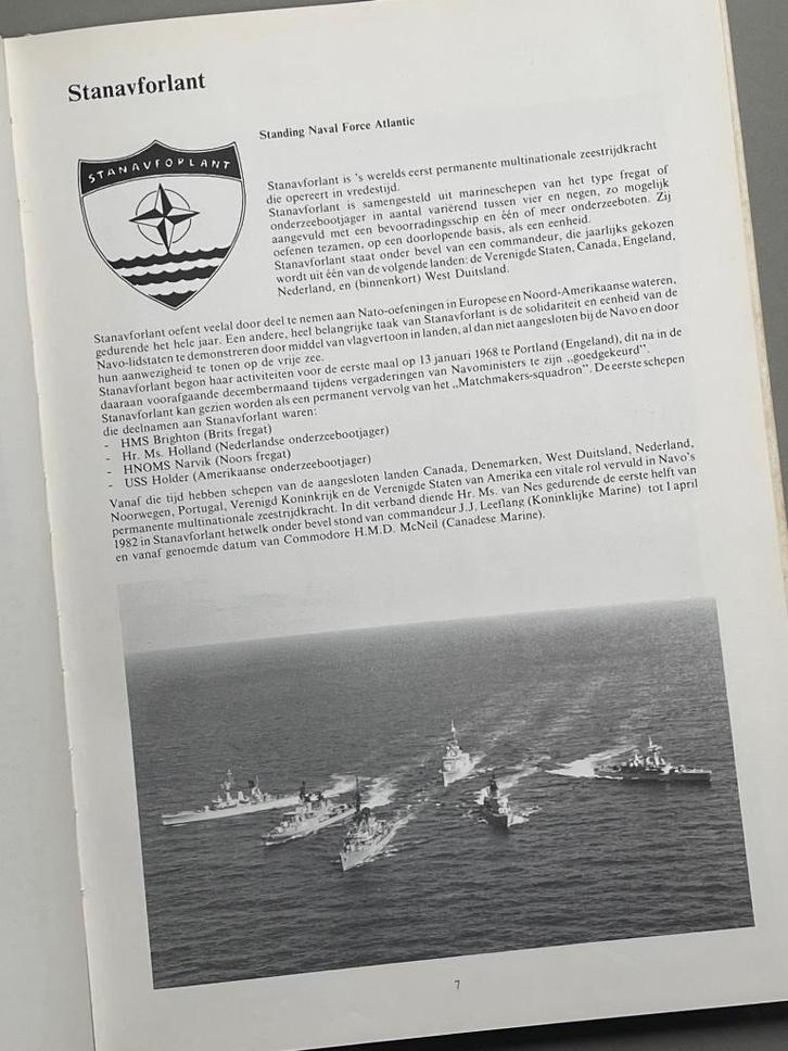 Herinneringsboek Stanavorlant 1982 Hr. Ms. Van Nes  / Marine, Verzamelen, Militaria | Algemeen, Marine, Boek of Tijdschrift, Nederland