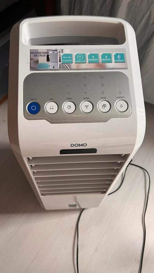 DOMO AIRCOOLER MET KOEL ELEMENTEN zgan, Witgoed en Apparatuur, Airco's, Zo goed als nieuw, Afstandsbediening, Ophalen of Verzenden