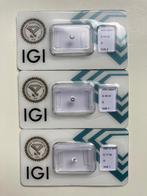 3 diamanten, Sieraden, Tassen en Uiterlijk, Edelstenen, Ophalen of Verzenden, Nieuw