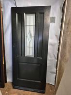 88x201,5cm voordeur met thermopane glas in lood JH6, 80 tot 100 cm, ., Glas, Nieuw