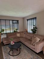 Hoekbank Taupe/Leverkleur - Zo Goed Als Nieuw!, Huis en Inrichting, Banken | Bankstellen, Ophalen, 250 tot 300 cm, 100 tot 125 cm
