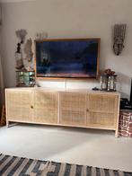Webbing dressoir tv kast rotan, Huis en Inrichting, Kasten | Dressoirs, Ophalen, Zo goed als nieuw, 25 tot 50 cm