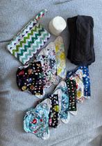 Wasbare luiers set, Ophalen of Verzenden, Zo goed als nieuw, One size
