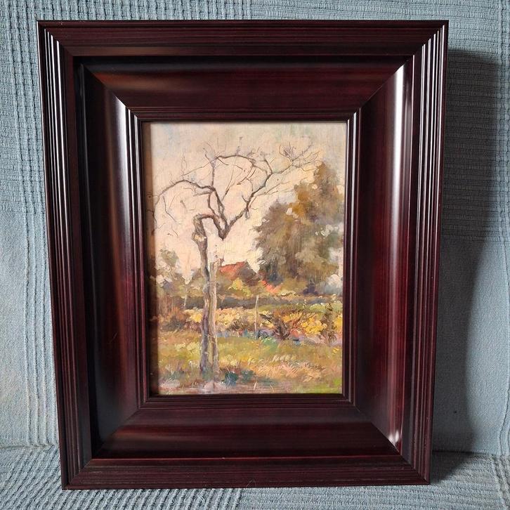 Schilderij Jan Damme, Antiek en Kunst, Kunst | Schilderijen | Klassiek, Ophalen of Verzenden