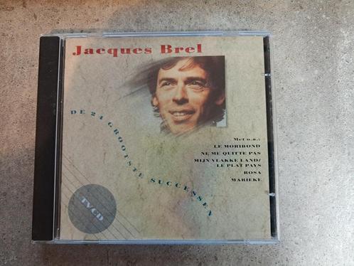 cd. jacques brel. de 24 grootste successen., Cd's en Dvd's, Cd's | Pop, Ophalen of Verzenden