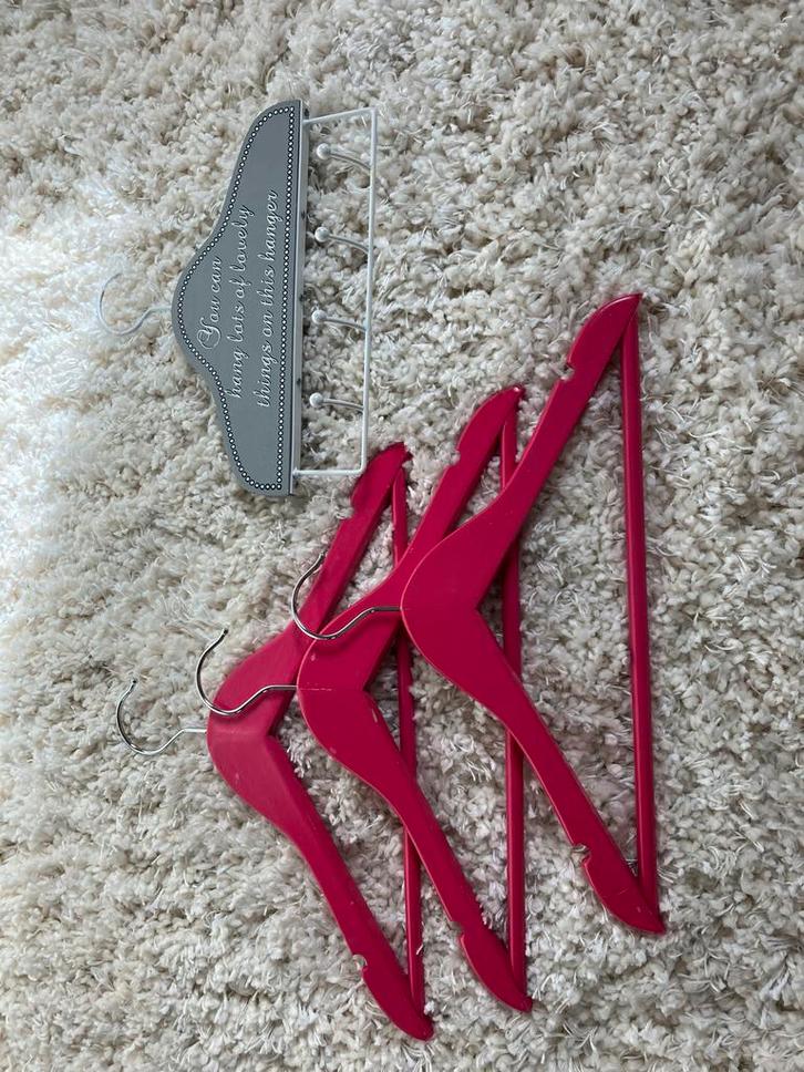 Kledinghaakjes meisje + sieradenhanger, Kinderen en Baby's, Kinderkamer | Inrichting en Decoratie, Gebruikt, Ophalen of Verzenden