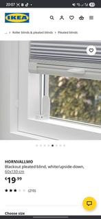 New Ikea Hornvallmo Blackout Blinds 60x130mm, Ophalen, Nieuw, 50 tot 100 cm, Minder dan 100 cm