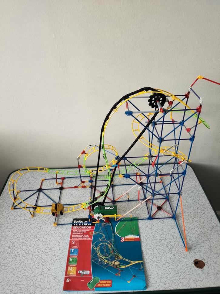 K'nex Education Roller Coaster Bouwset, Kinderen en Baby's, Speelgoed | Bouwstenen, Gebruikt, K'nex, Ophalen of Verzenden