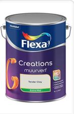 Flexa muurverf Tender Clay 5 liter, Doe-het-zelf en Verbouw, Verf, Beits en Lak, Ophalen, 5 tot 10 liter, Beige, Nieuw