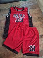 Basketball outfit zgan draagmaat 152/158, Kinderen en Baby's, Kinderkleding | Maat 152, Ophalen of Verzenden, Zo goed als nieuw