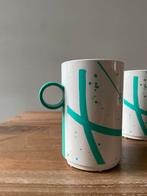 Vintage Coppia Bekers - 80s Set van 3, Gebruikt, Ophalen of Verzenden, Overige stijlen, Overige materialen