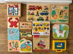 Houten kinder puzzels, leuke set, Ophalen of Verzenden, Zo goed als nieuw