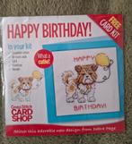 Nieuw- borduurpakketje: hondje voor in een kaart, Ophalen of Verzenden, Nieuw, Handborduren, Patroon