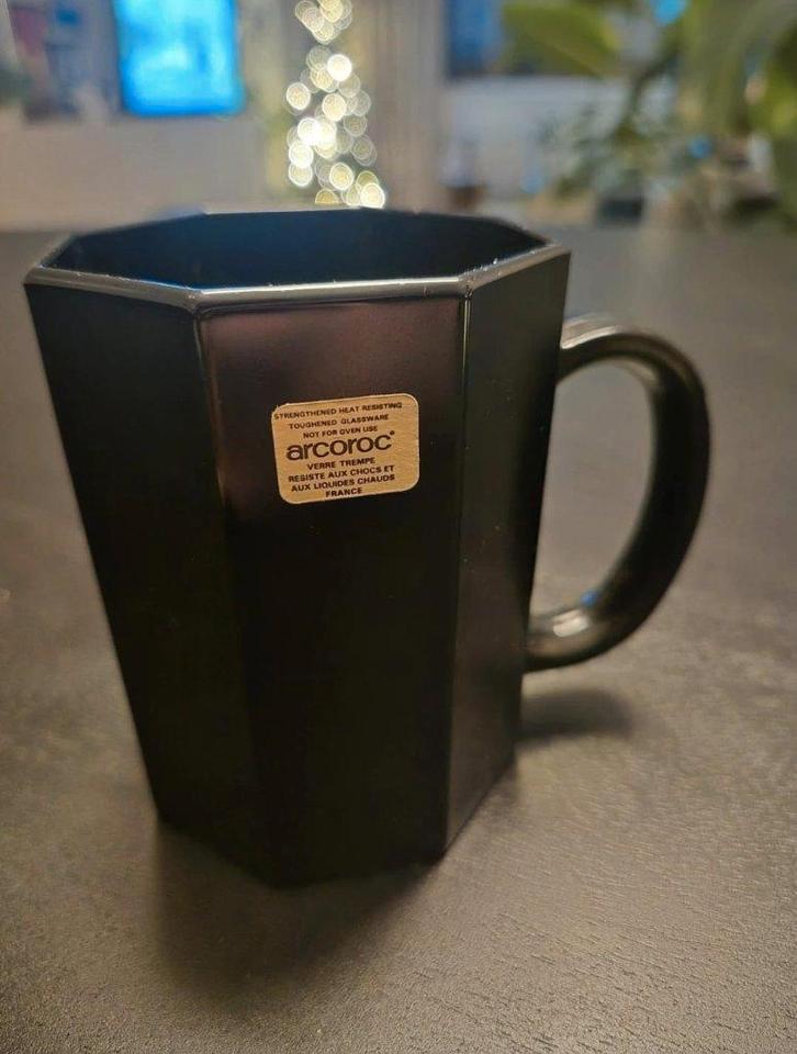 Luminarc Arcoroc Octime mokken, Huis en Inrichting, Keuken | Servies, Zo goed als nieuw, Kop(pen) en/of Schotel(s), Overige stijlen