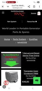 Stroomaggregaat Eurotrac WA 4500 B, Ophalen, Gebruikt, Minder dan 5 kVA, Benzine