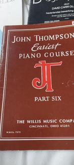 4x boekjes voor piano leren spelen o.a JOHN THOMPSON dl 6➕, Gebruikt, Overige genres, Les of Cursus, Ophalen of Verzenden