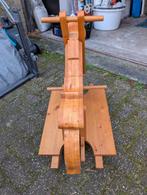 Houten Hobbelmotor - Authentiek en Uniek!, Ophalen, Gebruikt, Rij- of Hobbelspeelgoed